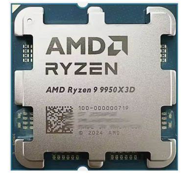 מעבד AMD Ryzen Zen5 לגיימרים ויצירן תוכן 16 ליבות ללא גוף קרור וללא קופסה AMD Ryzen 9 9950X3D Gaming and Content Creation Processor Tray 16 Cores 32 Threads 128MB Cache 5.7GHz Default TDP 170W